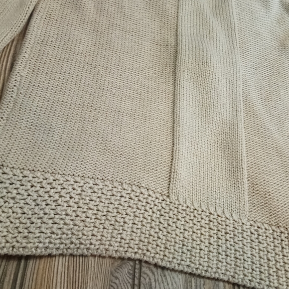 Long Sleeve Knit Crochet Cardigan Sweater Top - Picture 15 of 15